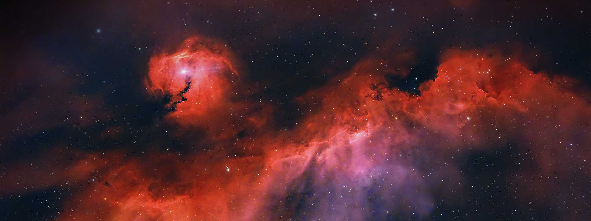 Seagul Nebula Astrophotography print header