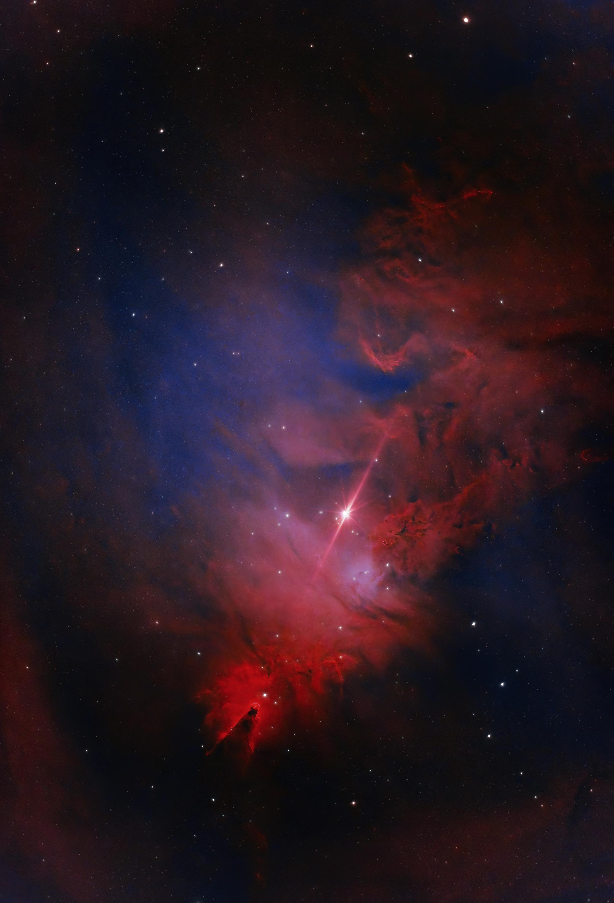 AstroFrame Cone Nebula deep space astrophotography